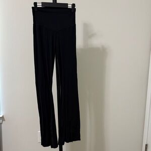 Aerie real me xtra high rise yoga pant with front hem split